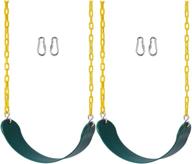 🐌 lovely snail swing seat 2 pack: premium heavy duty swing set swings with carabiners— playground playset accessories for outdoor backyard fun! logo