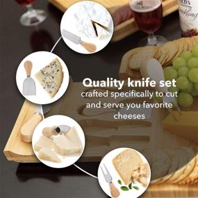 img 2 attached to 🍽️ Stainless Steel Slide Out Cutlery Charcuterie Platter: Organize and Serve in Style