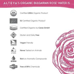 img 1 attached to Alteya Organics Rose Water: Award-Winning Bulgarian Facial Toner, Organic Moisturizer in BPA-Free Spray Bottle