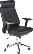 🪑 metropolis high back executive office chair: stylish black leather seating by bush business furniture логотип