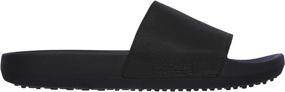 img 1 attached to Skechers Men's Leather Strap Slide Sandal Shoes