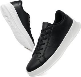 img 4 attached to 👟 Comfortable Lightweight Fashion Sneakers for Stylish Men - Men's Shoes