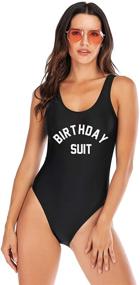 img 2 attached to 👙 Stylish SherryDC Womens Birthday Swimsuits: Trendy Bathing Women's Clothing