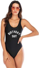 img 1 attached to 👙 Stylish SherryDC Womens Birthday Swimsuits: Trendy Bathing Women's Clothing