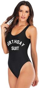 img 3 attached to 👙 Stylish SherryDC Womens Birthday Swimsuits: Trendy Bathing Women's Clothing