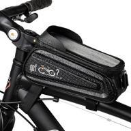 cycling essential: bike bag + free multi tool & waterproof phone mount pack logo