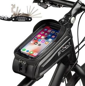 img 3 attached to Cycling Essential: Bike Bag + Free Multi Tool & Waterproof Phone Mount Pack