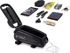 img 2 attached to Cycling Essential: Bike Bag + Free Multi Tool & Waterproof Phone Mount Pack