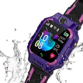 img 4 attached to NATSUKAWA Smartwatch Waterproof Rotation Children