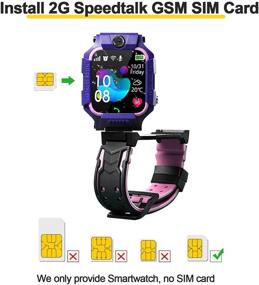 img 3 attached to NATSUKAWA Smartwatch Waterproof Rotation Children