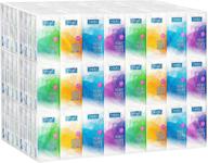 192-pack premium facial tissues, pocket and travel size - 1,920 total tissues (10 tissues per pack) logo