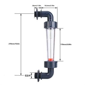 img 1 attached to LZS 25W Flowmeter Waterflow Measuring 300 3000LPH