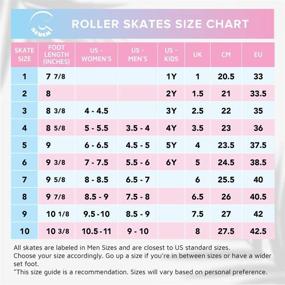 img 3 attached to 🎀 Stylish and Fun: C SEVEN C7skates Cute Roller Skates for Girls & Adults