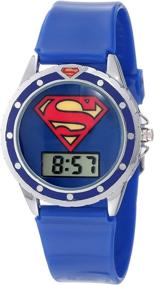 img 2 attached to 🦸 Kids Superman SUP4018 Logo Watch
