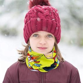 img 1 attached to ❄️ EXski Winter Warmer Fleece Gaiter - Essential Boys' Accessories for Cold Weather