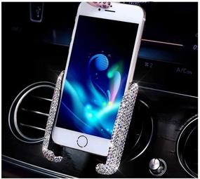 img 3 attached to Automatic Universal 360°Adjustable Crystal Accessories Portable Audio & Video