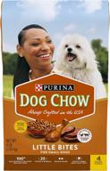 🐶 purina little bites real chicken & beef dog chow for adult dogs logo