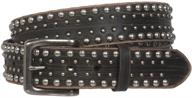 🕰️ exquisite antique silver studded distressed leather: timeless elegance logo