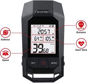 img 1 attached to 🚴 SHANREN Raptor II Pro: Wireless Bike Computer with Front Light, Odometer, Speed and Cadence Sensor – Rechargeable Cycling Companion for Most Bikes