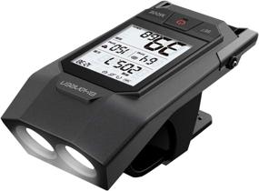 img 4 attached to 🚴 SHANREN Raptor II Pro: Wireless Bike Computer with Front Light, Odometer, Speed and Cadence Sensor – Rechargeable Cycling Companion for Most Bikes