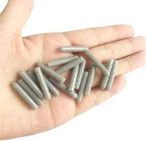 img 2 attached to PPX Gray Dishwasher Rack Tine Prong Repair Caps 🔧 - 200 Pcs, 1 Inch Round Tips - Easy Push-On Installation