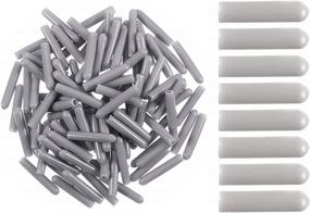 img 4 attached to PPX Gray Dishwasher Rack Tine Prong Repair Caps 🔧 - 200 Pcs, 1 Inch Round Tips - Easy Push-On Installation