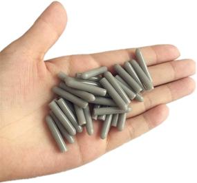 img 1 attached to PPX Gray Dishwasher Rack Tine Prong Repair Caps 🔧 - 200 Pcs, 1 Inch Round Tips - Easy Push-On Installation