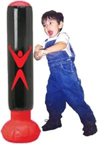 img 2 attached to Children's Punching Bag, Inflatable Youth Boxing Bag - Perfect for Kids!