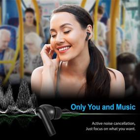 img 3 attached to 🎧 OGG K6 Wireless Earbuds ANC Bluetooth Earphones | Active Noise Cancelling Headset