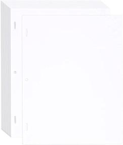 img 2 attached to 📄 100 Sheets of Letter Size (8.5 x 11 in) White Drawing Paper with 3 Hole Punched