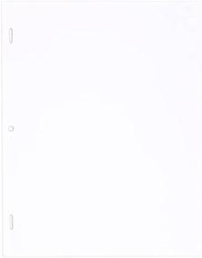 img 1 attached to 📄 100 Sheets of Letter Size (8.5 x 11 in) White Drawing Paper with 3 Hole Punched