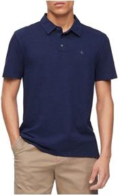 img 4 attached to Calvin Klein Monogram Rosewood X Large Men's Clothing Shirts: Premium Style and Comfort