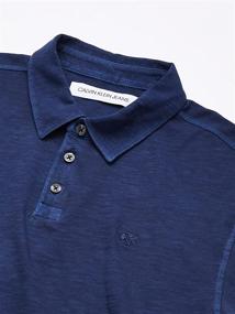 img 1 attached to Calvin Klein Monogram Rosewood X Large Men's Clothing Shirts: Premium Style and Comfort