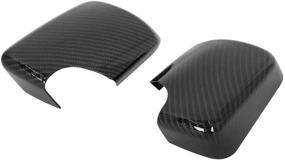 img 1 attached to AUTOHAUX Rearview Covering Replacement Modification Exterior Accessories