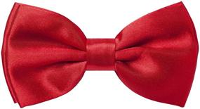 img 4 attached to 🎀 Adjustable Solid Colors Bowtie for Boys, Girls, Baby Toddler - Navisima Classic Pre-Tied Bow Tie