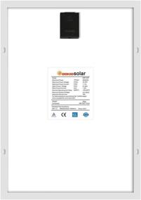 img 1 attached to 🔆 DOKIO 20W Portable Solar Panel with Regulator - Efficient Charging for 12V Battery (AGM, Gel, etc.) - Ideal for Various Applications - Garden Lighting, Car Battery, RV, Boat, Shed, Camping, Off-Grid, and More!