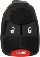 qualitykeylessplus replacement button rubber chrysler logo