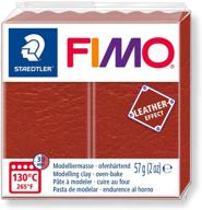 🎨 staedtler fimo leather-effect oven-hardening modelling clay rust colour - authentic rustic finish for creative crafts logo