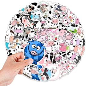 img 1 attached to 🐾 Adorable Cartoon Animal Sticker Set: 50 Pcs Waterproof Vinyl Decals for Laptop, Hydroflasks, Water Bottles, and More! Perfect Gift Packs for Kids, Teens, Boys, and Girls.
