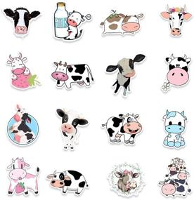 img 2 attached to 🐾 Adorable Cartoon Animal Sticker Set: 50 Pcs Waterproof Vinyl Decals for Laptop, Hydroflasks, Water Bottles, and More! Perfect Gift Packs for Kids, Teens, Boys, and Girls.