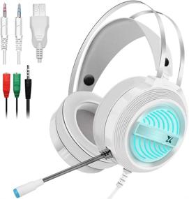 img 4 attached to Dland Changeable Isolations Headphones Control White
