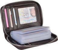 yeeasy credit wallet: premium genuine leather for effortless style and functionality logo