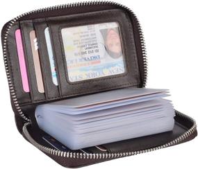 img 4 attached to Yeeasy Credit Wallet: Premium Genuine Leather for Effortless Style and Functionality