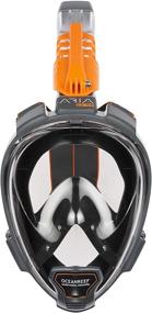 img 3 attached to 🤿 OCEAN REEF Aria QR Snorkeling Mask: Full Face, 180° Vision - Available in 8 Colors and 4 Sizes