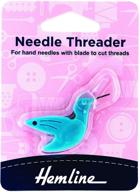 🐦 hemline hand needle threader with hummingbird design logo