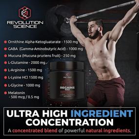 img 2 attached to HGH Supplements for Men and Women: Regains Max Growth - Effective Human Growth Hormone Boosters, Natural Muscle Building and Bodybuilding Aid - 30 Servings of Amino Acids Powder