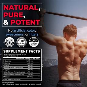 img 1 attached to HGH Supplements for Men and Women: Regains Max Growth - Effective Human Growth Hormone Boosters, Natural Muscle Building and Bodybuilding Aid - 30 Servings of Amino Acids Powder