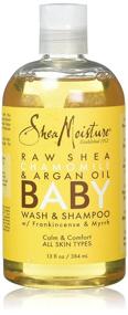 img 3 attached to 🧴 Shea Moisture Baby Head-to-Toe Wash & Shampoo, Raw Shea Butter, 13 Oz, Pack of 2