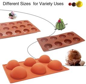 img 2 attached to Lurranzo Silicone Multi Sizes Chocolate Pudding