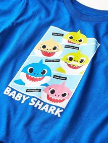 img 1 attached to 🦈 Pinkfong Boys' Toddler Baby Shark Doo Family Tee, Short Sleeve T-Shirt